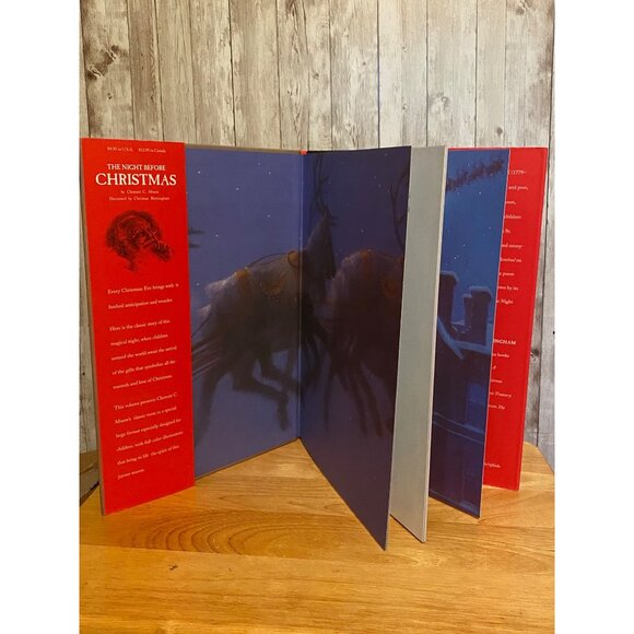 The Night Before Christmas w/ Letter to Santa, 11 Stickers - C.Moore Ages 2 - 12 - Picture 11 of 14